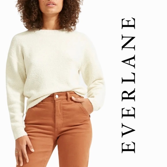 Everlane Sweaters - EVERLANE Teddy wool blend crew neck sweater